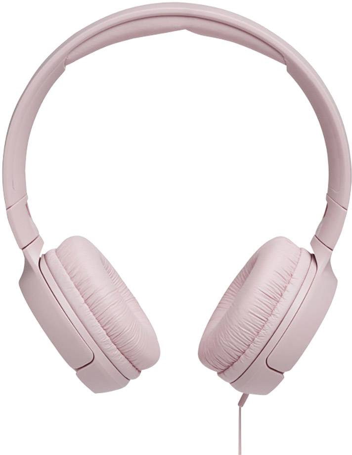 JBL Tune 500 On Ear cuffia auricolare via cavo Rosa pieghevole, headset con microfono-7