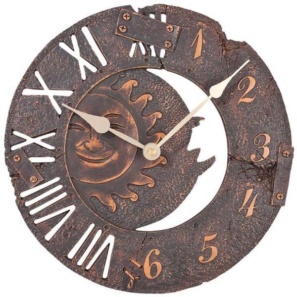 Orologi da parete - Atlanta Uhren 4475 Quarzo Orologio da parete 290 mm x 55 mm Marrone antico - Orologi da parete - Atlanta Uhren 4475 Quarzo Orologio da parete 290 mm x 55 mm Marrone antico -