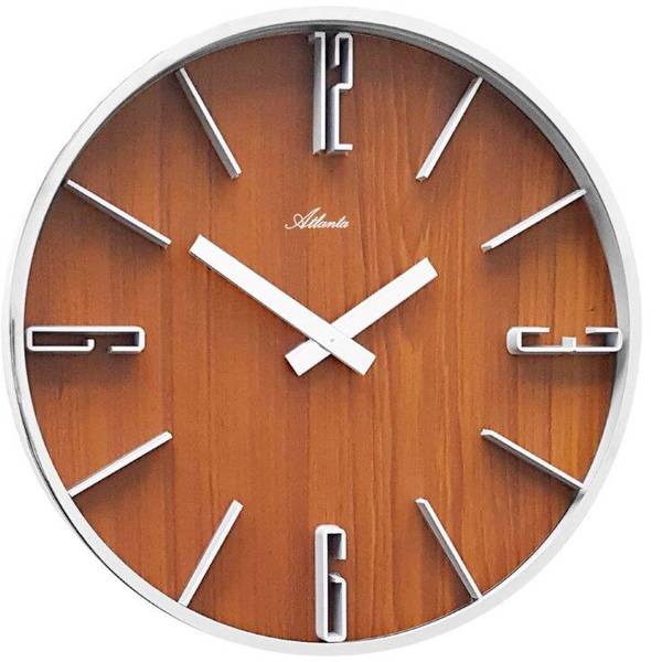 Orologi da parete - Atlanta Uhren 4426/20 Quarzo Orologio da parete 300 mm x 60 mm Argento - Orologi da parete - Atlanta Uhren 4426/20 Quarzo Orologio da parete 300 mm x 60 mm Argento -