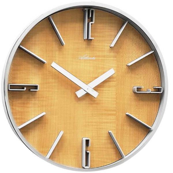 Orologi da parete - Atlanta Uhren 4426/30 Quarzo Orologio da parete 300 mm x 60 mm Argento - Orologi da parete - Atlanta Uhren 4426/30 Quarzo Orologio da parete 300 mm x 60 mm Argento -