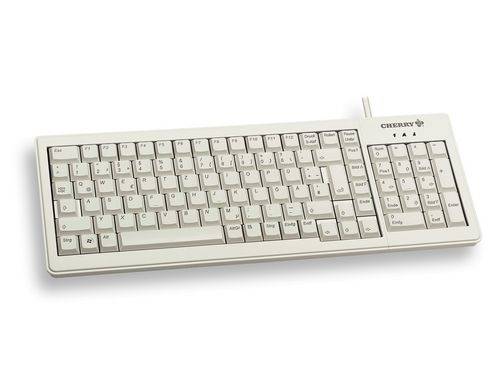 CHERRY G84-5200 USB Tastiera Svizzera, QWERTZ Grigio Uscita PS2, con tastierino numerico