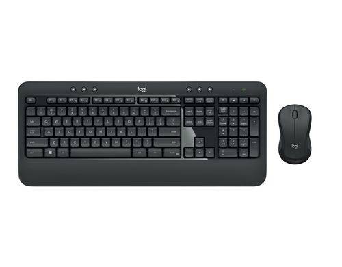 Logitech MK540 Advanced Senza fili Kit tastiera, mouse A prova di schizzi Tedesco, QWERTZ Nero, Bianco-0