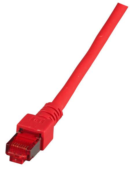 EFB-Elektronik ECOLAN - Patch-Kabel - RJ-45 (M) - RJ-45 (M) - 3,0m - Paare in Metallfolie (PiMf) - (Kategorie 6) - Rot (-3