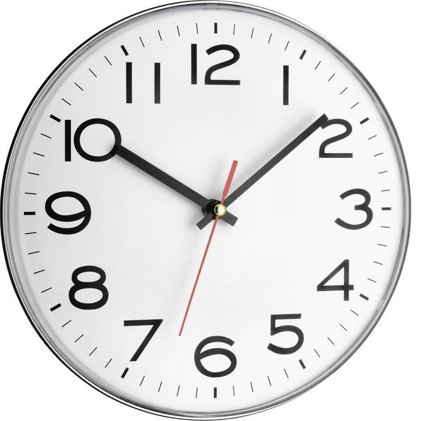 Orologi da parete - TFA 60.3017/60.010130 Quarzo Orologio da parete 280 mm x 280 mm x 280 mm x 40 mm Argento - Orologi da parete - TFA 60.3017/60.010130 Quarzo Orologio da parete 280 mm x 280 mm x 280 mm x 40 mm Argento -
