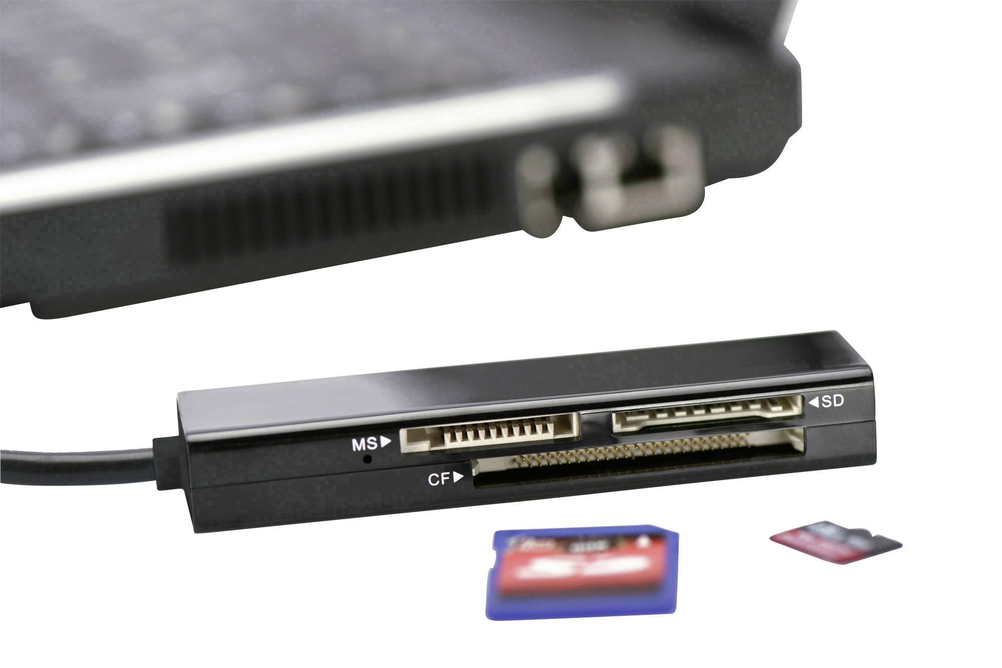 Lettore Di Schede USB 2.0 - Compatibile Con SD, SDHC, SDXC E Micro SD, Trasferimento Dati Fino A 480 Mbps, Plug & Play - Foto 4