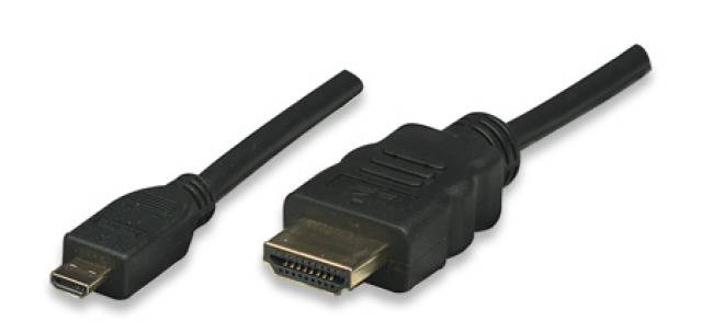 TECHly HDMI Cavo 5.00 m Nero ICOC-HDMI-4-AD5 Cavo HDMI-0