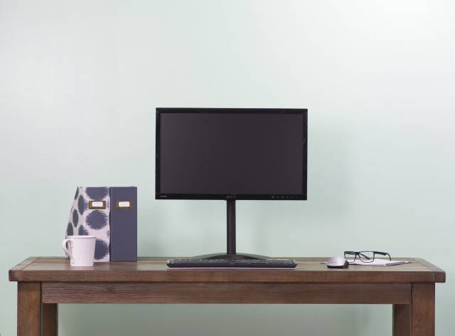 TECHly ICA-LCD-2500 Piedistallo per monitor 1 Display: (s) 33,0 cm (13") - 68,6 cm (27") Nero Ruotabile, Regolabile in a-4