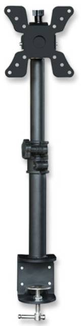 TECHLY Supporto da Scrivania per Monitor 13-30'' Braccio Corto Inclinabile Nero-0