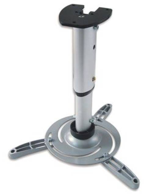 TECHly ICA-PM-102XL Supporto a soffitto per proiettore Inclinabile Distanza dal soffitto/terra (max.): 1020 mm Argento