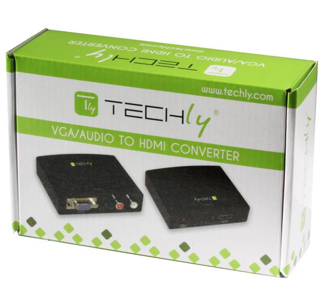 TECHly AV Convertitore IDATA-CN-VGA [VGA, RCA - HDMI] 1920 x 1080 Pixel-1