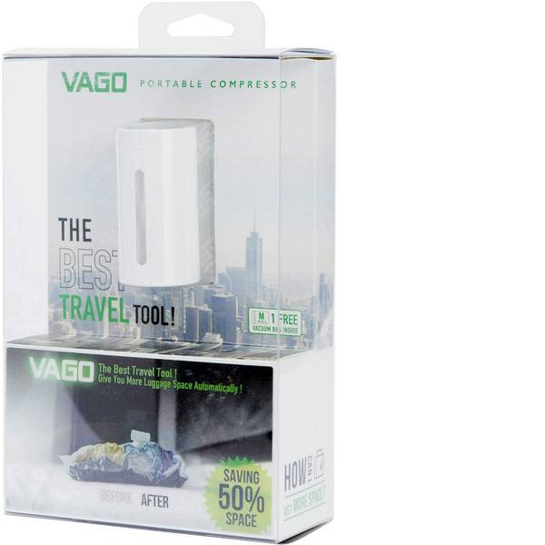 Assi da stiro e accessori per stirare - Macchina sottovuoto per indumenti VAGO TVD1-White 1 pz. Bianco - Assi da stiro e accessori per stirare - Macchina sottovuoto per indumenti VAGO TVD1-White 1 pz. Bianco -