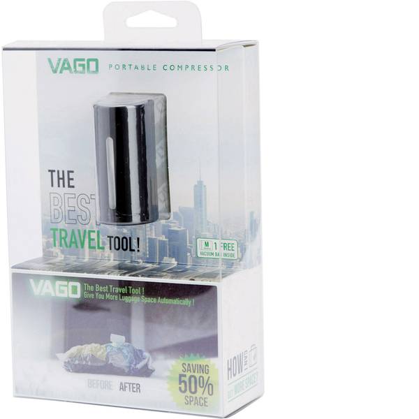 Assi da stiro e accessori per stirare - Macchina sottovuoto per indumenti VAGO TVD1-Black 1 pz. Nero - Assi da stiro e accessori per stirare - Macchina sottovuoto per indumenti VAGO TVD1-Black 1 pz. Nero -