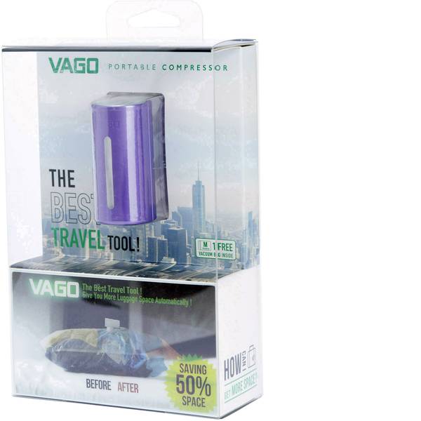 Assi da stiro e accessori per stirare - Macchina sottovuoto per indumenti VAGO TVD1-Purple 1 pz. Violetto - Assi da stiro e accessori per stirare - Macchina sottovuoto per indumenti VAGO TVD1-Purple 1 pz. Violetto -