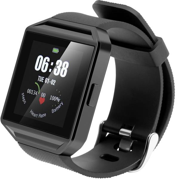 Dispositivi indossabili - TrendGeek TG-SW2HR Smartwatch Nero - Dispositivi indossabili - TrendGeek TG-SW2HR Smartwatch Nero -