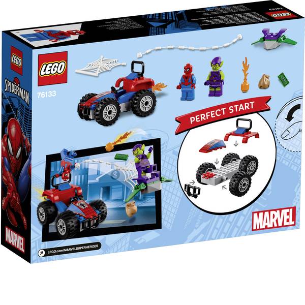 LEGOŽ Marvel Super Heroes - LEGOŽ MARVEL SUPER HEROES 76133 Spider-Man inseguimento - LEGOŽ Marvel Super Heroes - LEGOŽ MARVEL SUPER HEROES 76133 Spider-Man inseguimento -