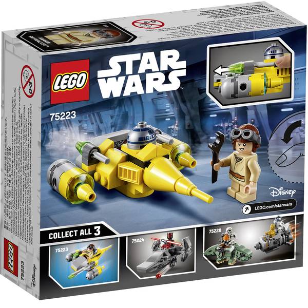 LEGOŽ STAR WARS - LEGOŽ STAR WARS 75223 Naboo Starfighter micro Fighter - LEGOŽ STAR WARS - LEGOŽ STAR WARS 75223 Naboo Starfighter micro Fighter -