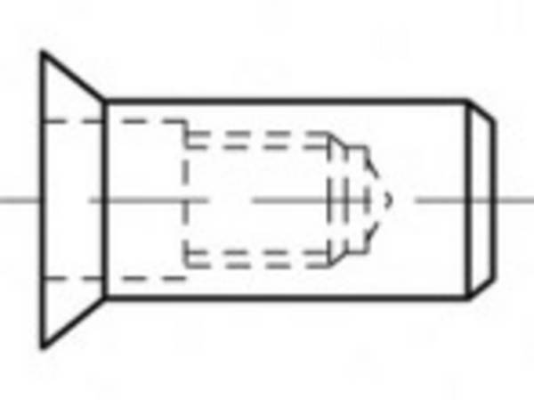 TOOLCRAFT TO-5455284 Occhiello M5 500 pz.