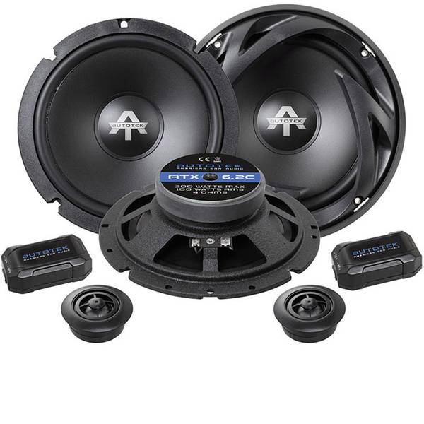 Altoparlanti da incasso per auto - Autotek ATX 6.2C KIT Altoparlanti da incasso a 2 vie 200 W Contenuto: 1 KIT - Altoparlanti da incasso per auto - Autotek ATX 6.2C KIT Altoparlanti da incasso a 2 vie 200 W Contenuto: 1 KIT -