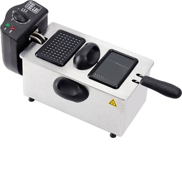 Friggitrici - AFK EFT-2000L Friggitrice a zone fredde 2000 W Acciaio, Nero - Friggitrici - AFK EFT-2000L Friggitrice a zone fredde 2000 W Acciaio, Nero -