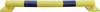 VISO TPX 1200 NJ Protezione da parete Nero, Giallo (Ø x A) 80 mm x 120 mm