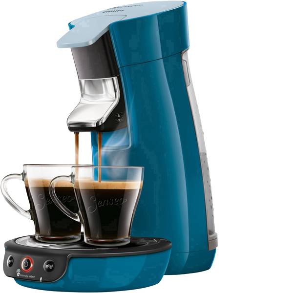 Macchine per caffè a capsule Senseo - Macchina per caffè con cialde SENSEO® Viva Café HD6563/70 Blu regolabile in altezza - Macchine per caffè a capsule Senseo - Macchina per caffè con cialde SENSEO® Viva Café HD6563/70 Blu regolabile in altezza -