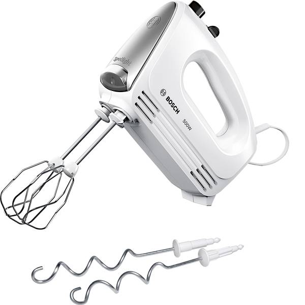 Sbattitori elettrici - Bosch Haushalt Sbattitore elettrico 500 W Bianco, Argento (opaco) - Sbattitori elettrici - Bosch Haushalt Sbattitore elettrico 500 W Bianco, Argento (opaco) -