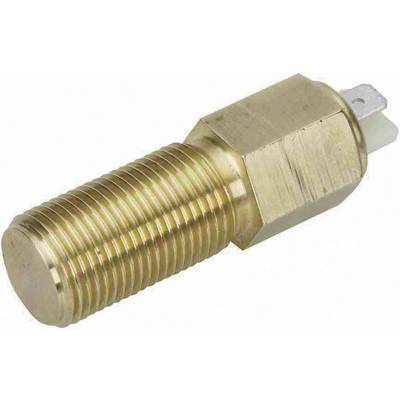Sensore metallico con filettatura cilindrica e alloggiamento rettangolare.
