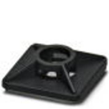 Phoenix Contact WT-BASE LS HF 6 BK Supporto per cavi autoadesivo 3240709 Intervallo Ø fascio 27 mm (max)  aperture su 4 lati Nero 100 pz.