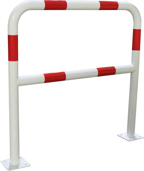 VISO BAR400RBFIX Asta di sicurezza in acciaio con piastra di base (Ø x A) 40 mm x 1000 mm