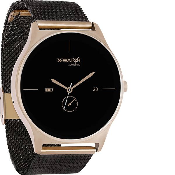 Dispositivi indossabili - X-WATCH JOLI XW PRO black / gold Smartwatch Nero - Dispositivi indossabili - X-WATCH JOLI XW PRO black / gold Smartwatch Nero -