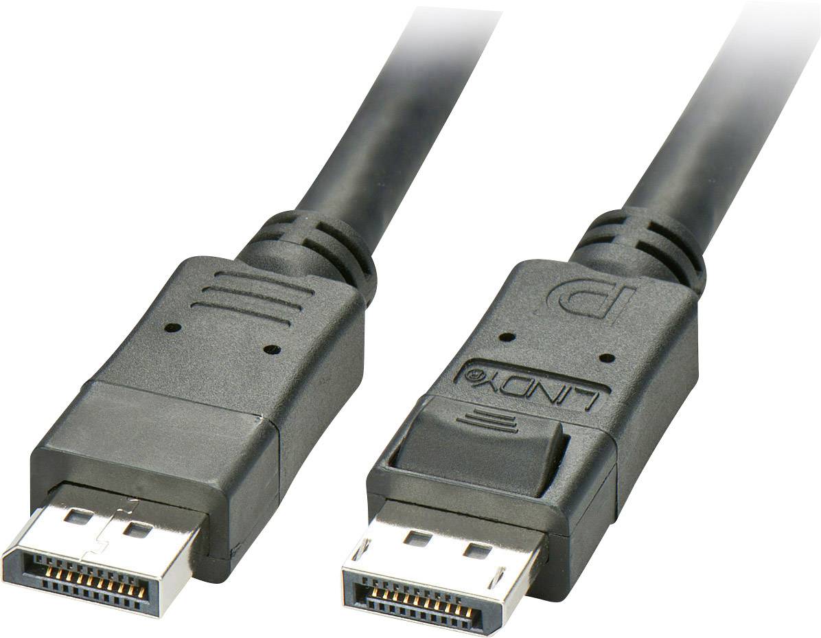 LINDY DisplayPort Cavo Spina DisplayPort, Spina DisplayPort 20.00 m Nero 41327 Cavo Displayport