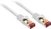 LINDY 47381 RJ45 Cavo di rete, cavo patch CAT 6 S/FTP 0.50 m Bianco Schermato 1 pz.
