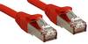 LINDY 45624 RJ45 Cavo di rete, cavo patch CAT 6 S/FTP 3.00 m Rosso con protezione 1 pz.
