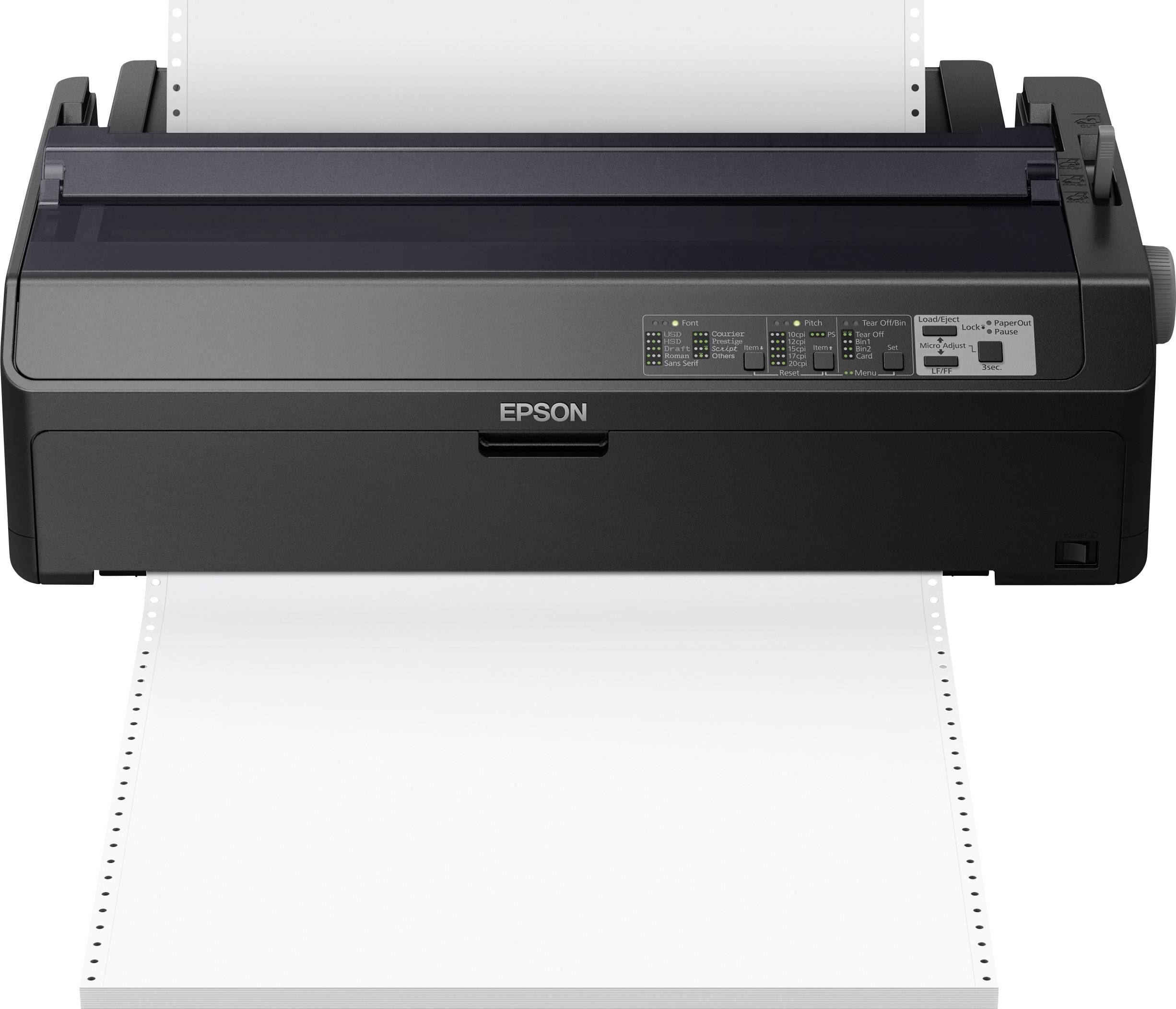 Epson LQ-2090II Stampante ad aghi 550 caratteri/sec. Testina di stampa a 24 pin , Ampio ingresso, Larghezza di stampa 136 caratteri USB, Parallela