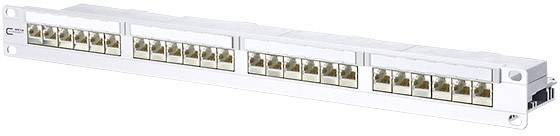 Metz Connect 130856-E 24 Porte Patchpanel di rete CAT 6 1 U pronto all'uso