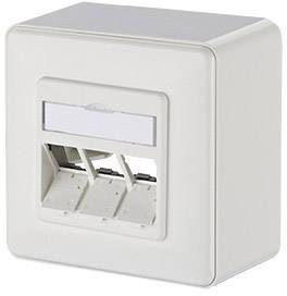 Metz Connect Presa di rete Da parete Non classificata 3 Porte Bianco puro