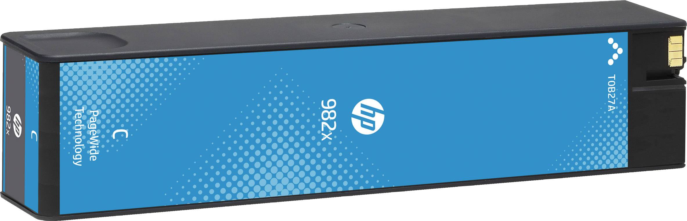 Cartuccia d'inchiostro 'HP 982X', ciano, per stampanti HP, con logo HP sulla confezione.