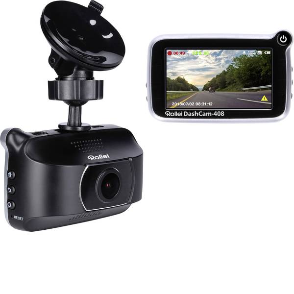 Dashcam - Rollei CarDVR-408 Dashcam con GPS Display, Microfono - Dashcam - Rollei CarDVR-408 Dashcam con GPS Display, Microfono -