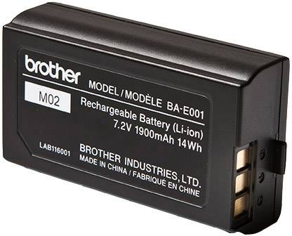 Batteria per stampante Brother BAE001 7.2 V 1900 mAh Sostituisce la batteria originale (originale) BA-E001-0