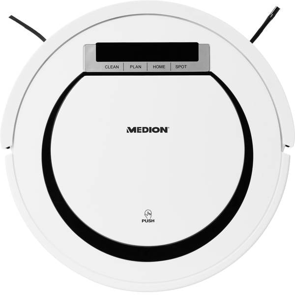 Robot aspirapolvere e lavapavimenti - Medion MD 18600 Robot aspirapolvere Bianco - Robot aspirapolvere e lavapavimenti - Medion MD 18600 Robot aspirapolvere Bianco -