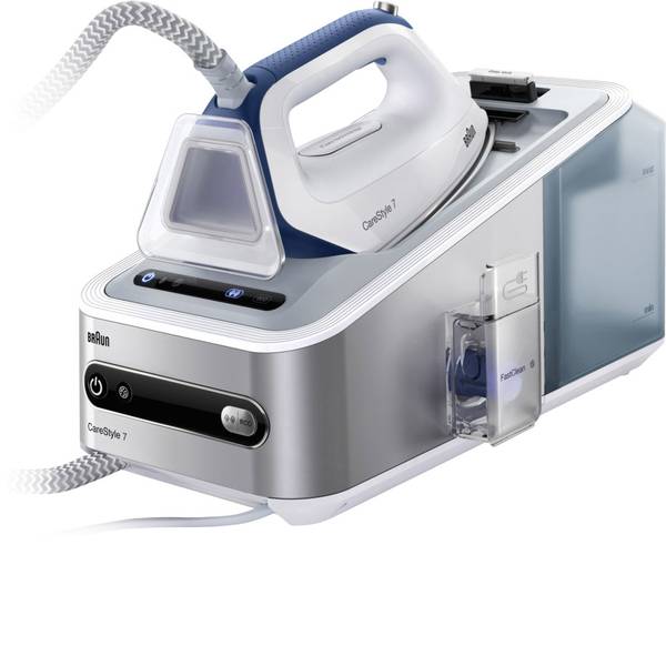 Ferri da stiro con generatore di vapore - Ferro da stiro con caldaia Braun IS 7143 0128781630 2400 W Bianco, Argento, Grigio, Blu - Ferri da stiro con generatore di vapore - Ferro da stiro con caldaia Braun IS 7143 0128781630 2400 W Bianco, Argento, Grigio, Blu -