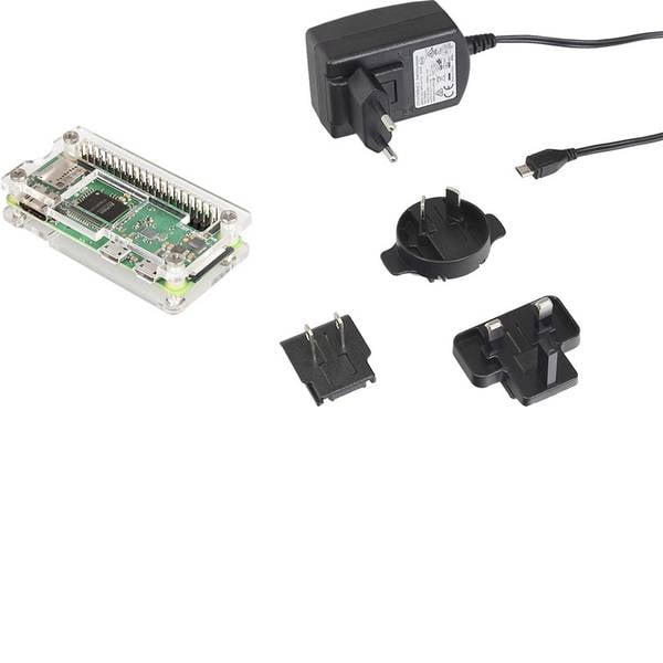Schede di sviluppo e Single Board Computer - Raspberry Pi® Zero WH 512 MB 1 x 1.0 GHz incl. cavo di alimentazione, incl. custodia, incl. Noobs OS, incl. valigetta - Schede di sviluppo e Single Board Computer - Raspberry Pi® Zero WH 512 MB 1 x 1.0 GHz incl. cavo di alimentazione, incl. custodia, incl. Noobs OS, incl. valigetta -