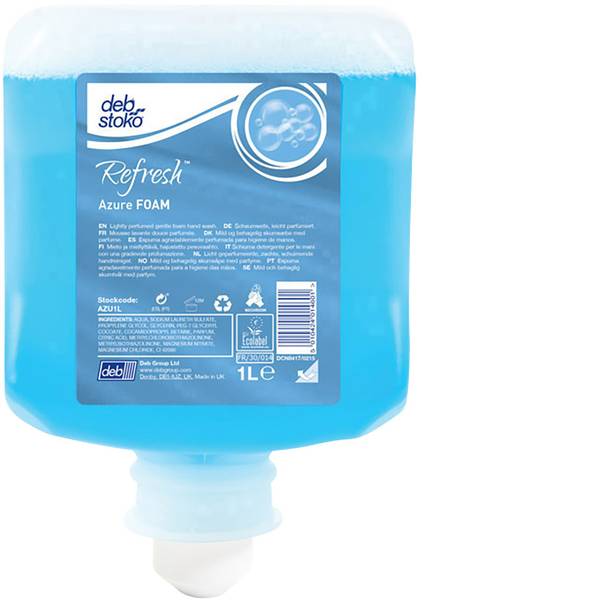 Sapone - Sapone a schiuma 1 l Deb Stoko Refresh™ Azure FOAM AZU1LWE 1 pz. - Sapone - Sapone a schiuma 1 l Deb Stoko Refresh™ Azure FOAM AZU1LWE 1 pz. -