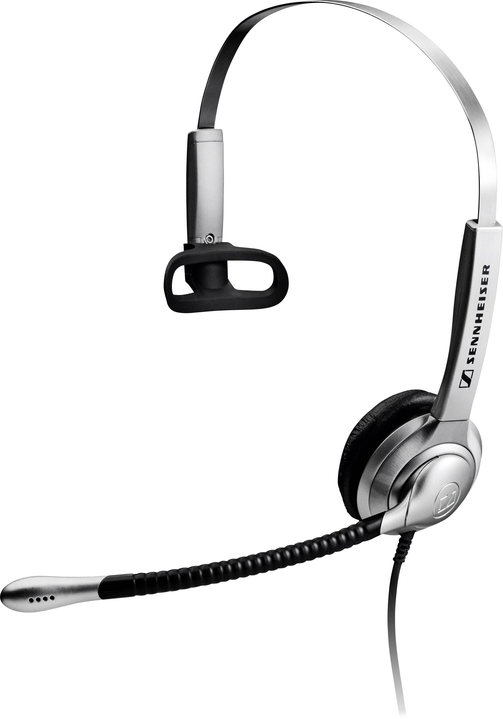 Sennheiser SH 330 Cuffie On Ear via cavo Stereo Argento, Nero Riduzione del rumore del microfono Telefono-0