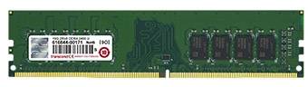 Transcend TRANSCEND Modulo di memoria PC DDR4 8 GB 1 x 8 GB Non-ECC 2400 MHz 288pin DIMM CL17 17-17-17 TS1GLH64V4B