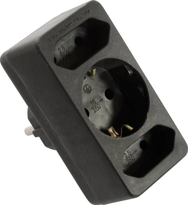 AS Schwabe 49112  Multipresa Nero