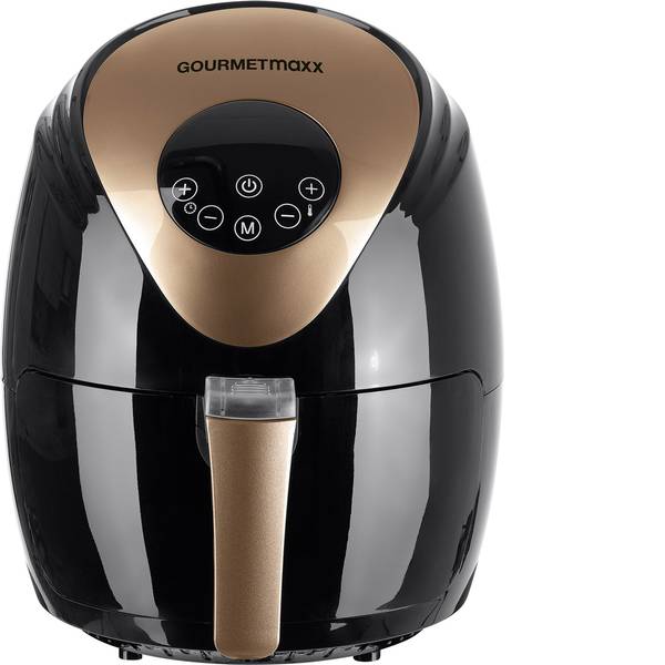 Friggitrici - GourmetMaxx 02365 Friggitrice ad aria calda 1500 W Funzione timer Nero - Friggitrici - GourmetMaxx 02365 Friggitrice ad aria calda 1500 W Funzione timer Nero -