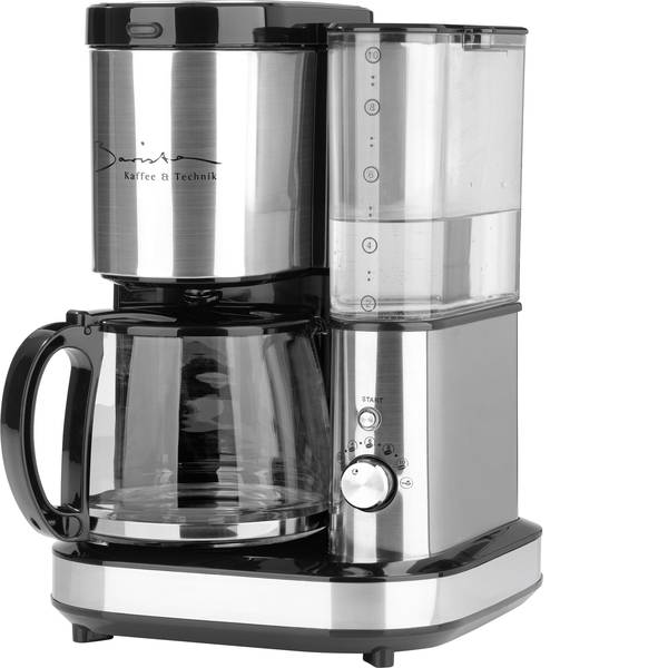 Macchine dal caffè con filtro - GourmetMaxx Barista Macchina per il caffè Acciaio, Nero Capacità tazze=10 Con macina caffè - Macchine dal caffè con filtro - GourmetMaxx Barista Macchina per il caffè Acciaio, Nero Capacità tazze=10 Con macina caffè -