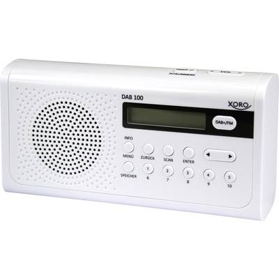 Acquista Xoro DAB 100 Radio portatile DAB+, FM Bianco da Conrad