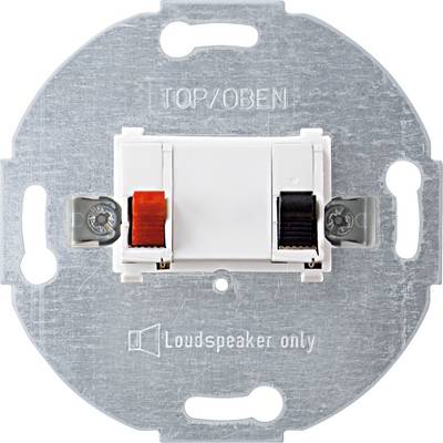 Modulo di connessione altoparlanti con due morsetti, contrassegnati con 'TOP/SOPRA' e 'Solo altoparlante'.